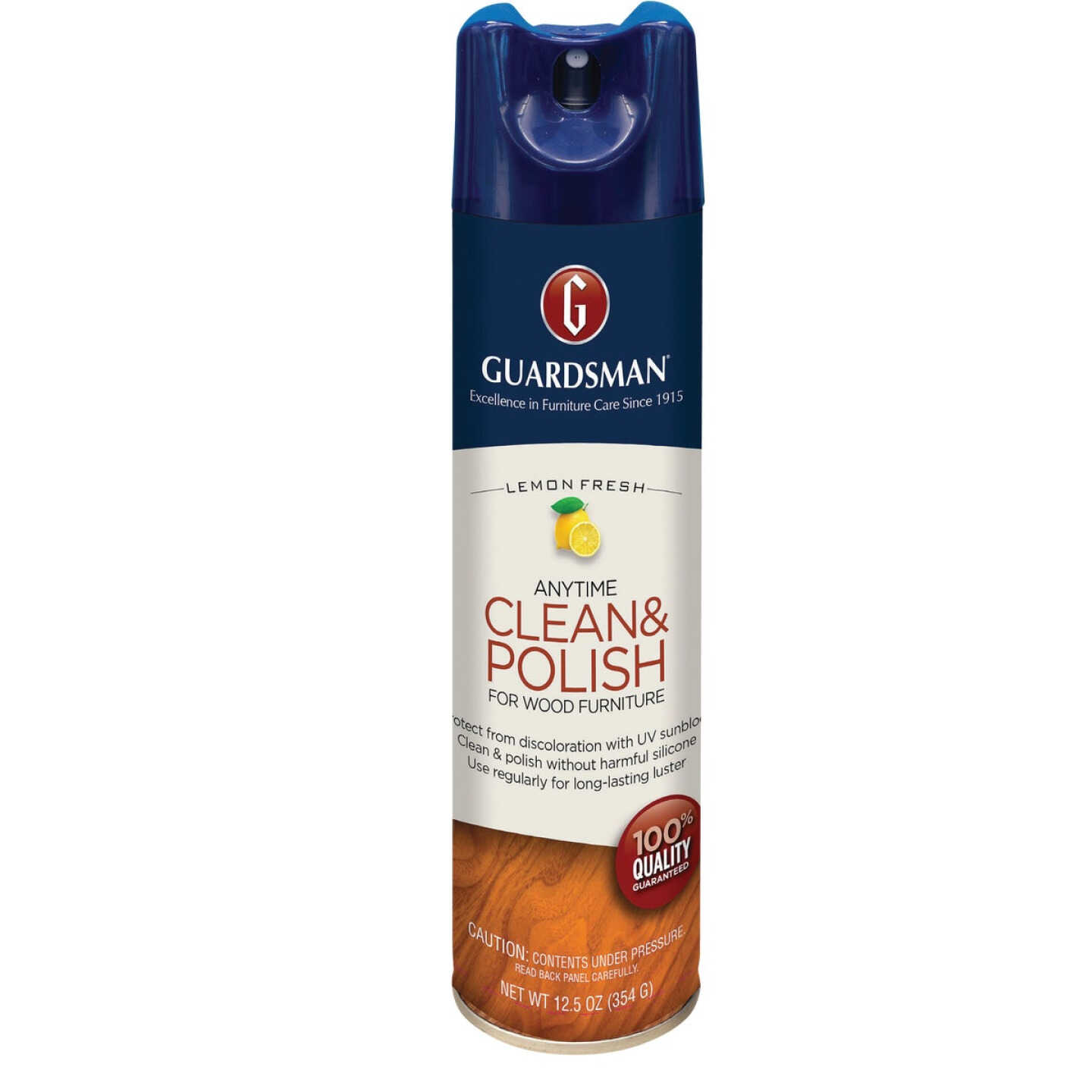 Guardsman 12.5 Oz. Lemon Anytime Clean & Polish for Wood Furniture Image 1
