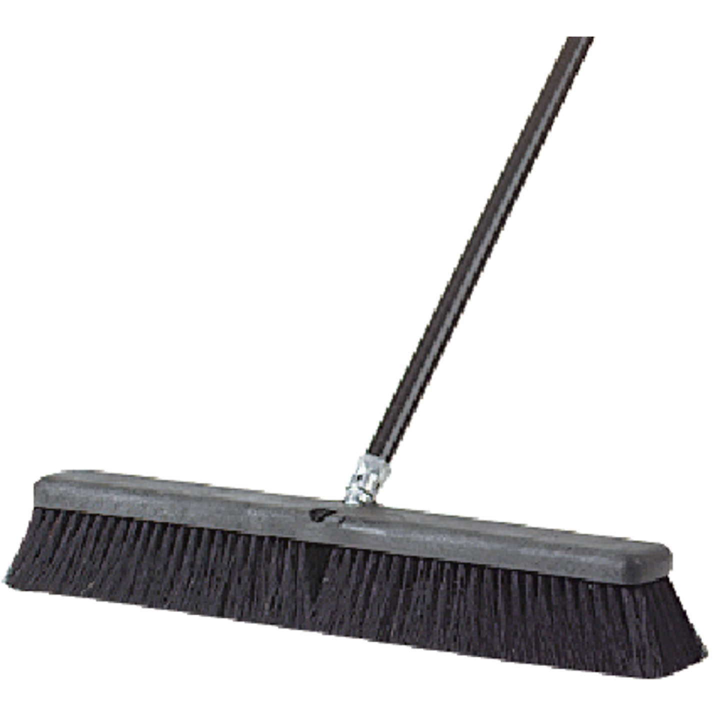 Do it Best 24 In. W. x 60 In. L. Metal Handle Black-Fibre Border Push Broom Image 1