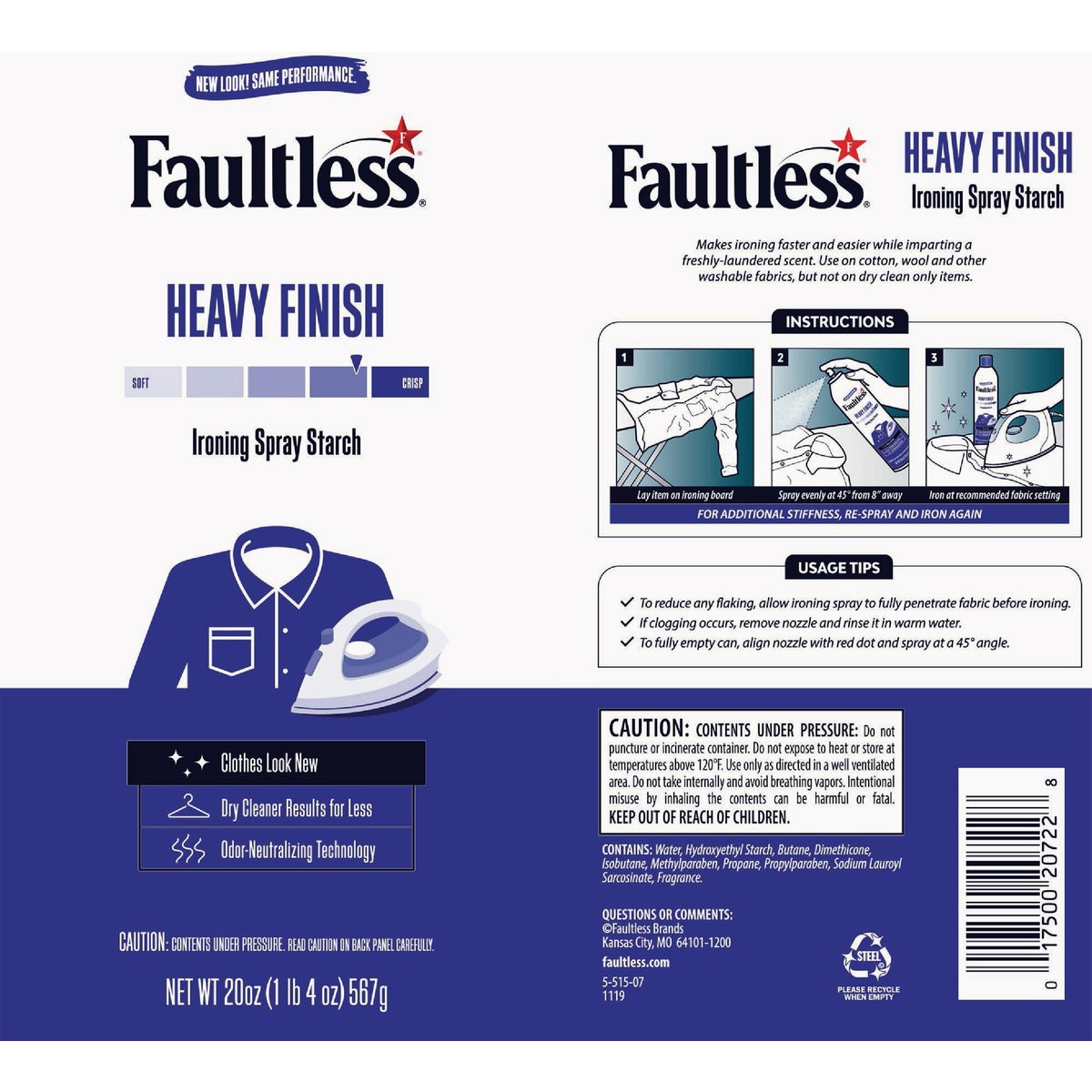 Faultless 20 Oz. Heavy Finish Ironing Spray Starch Image 2