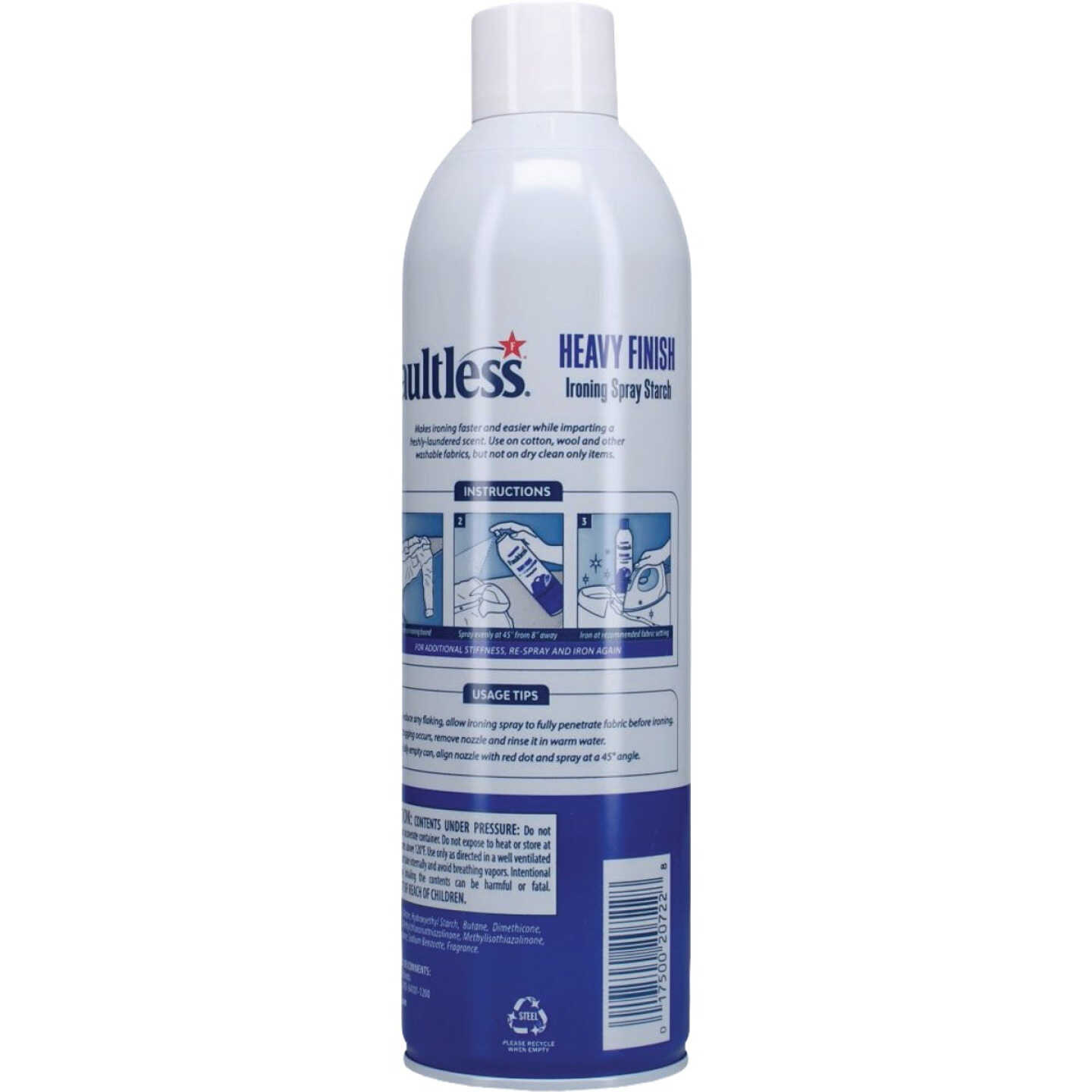Faultless 20 Oz. Heavy Finish Ironing Spray Starch Image 4