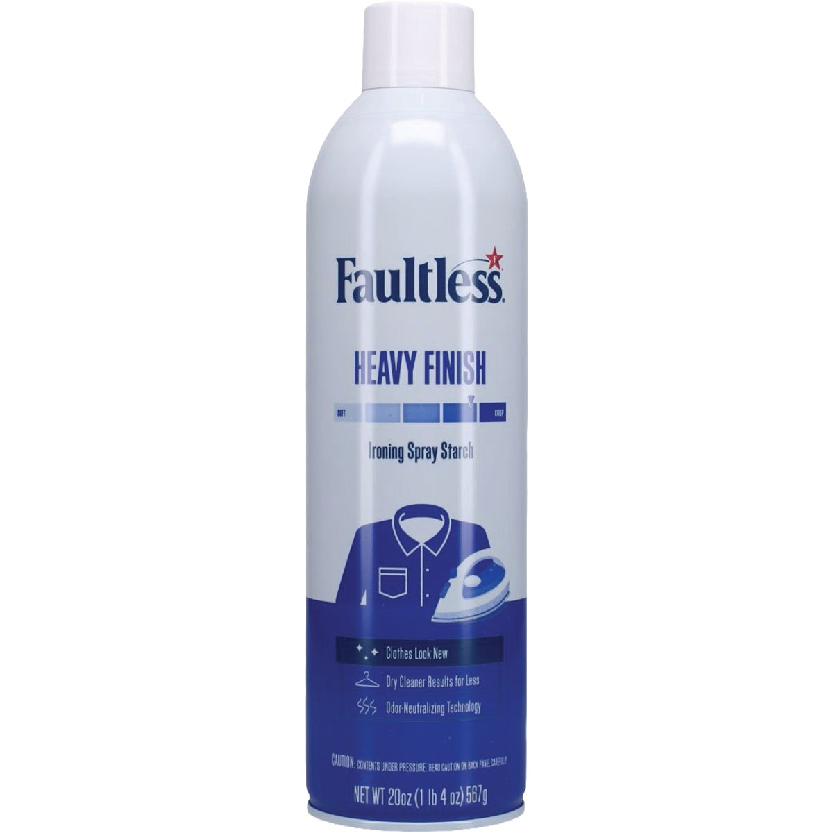 Faultless 20 Oz. Heavy Finish Ironing Spray Starch