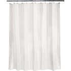 Moda At Home 71 In. x 71 In. White Prime Shower Curtain Liner Image 1