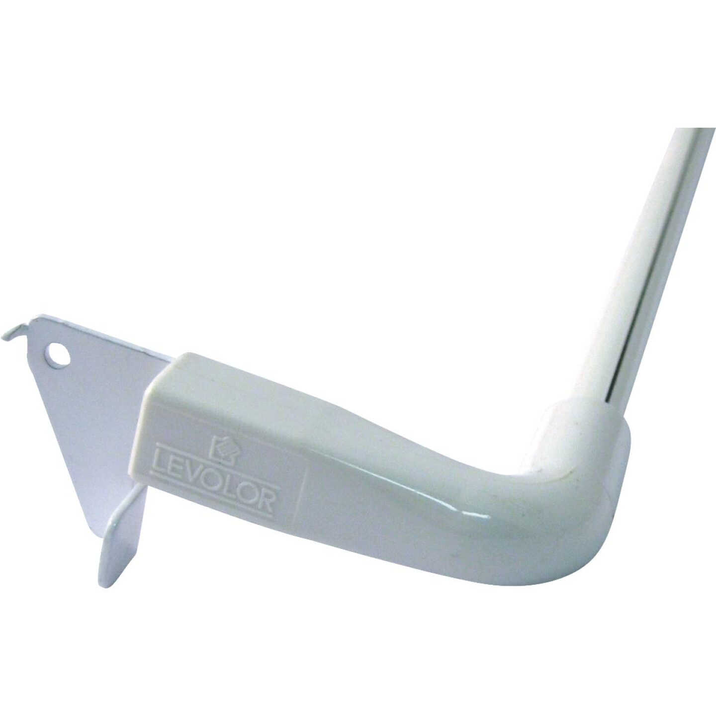 Levolor Twist & Fit 28 In. To 48 In. 1-1/2 In. Single White Curtain Rod Image 1