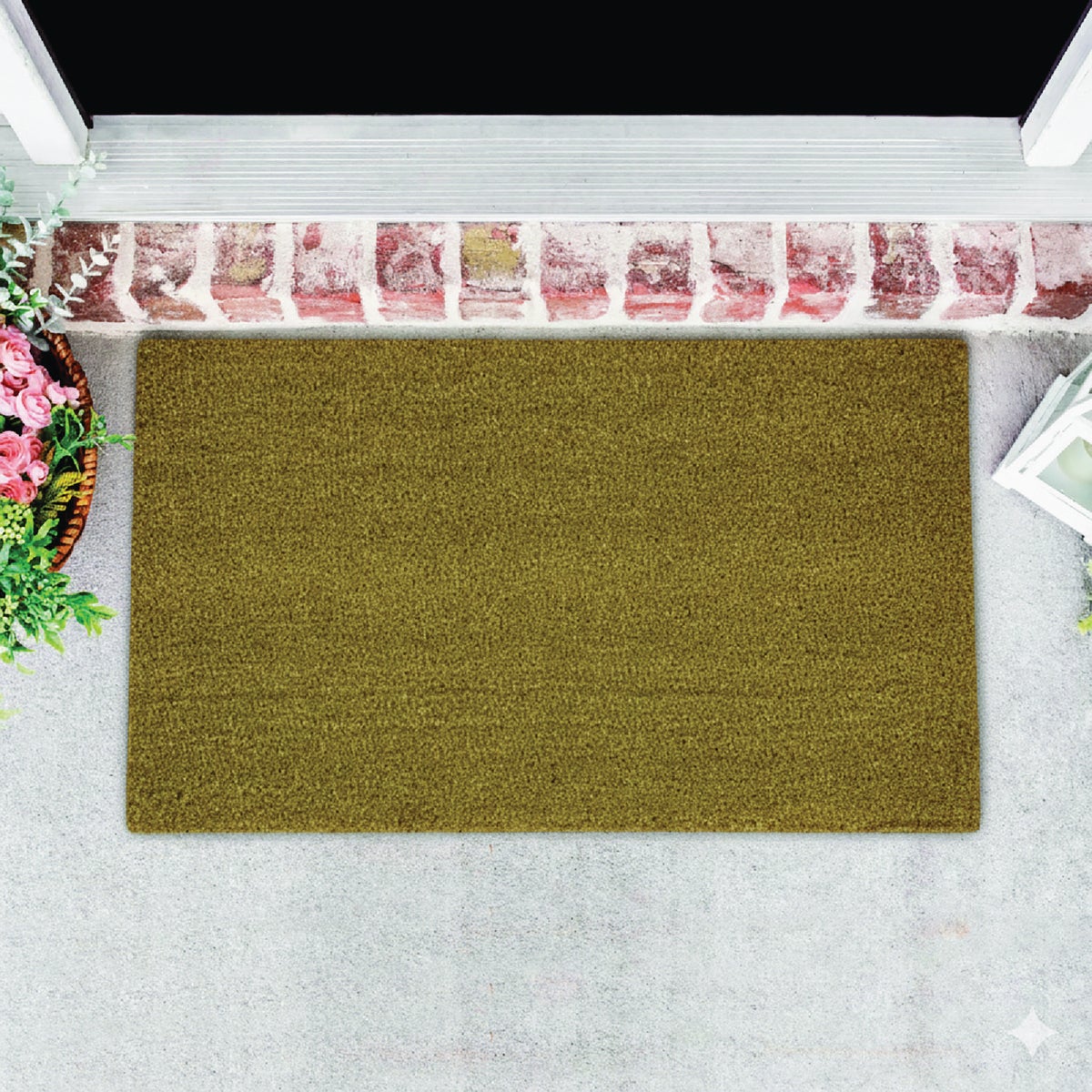 FanMats 18 In. x 30 In. Natural Coir Fiber Door Mat Image 2