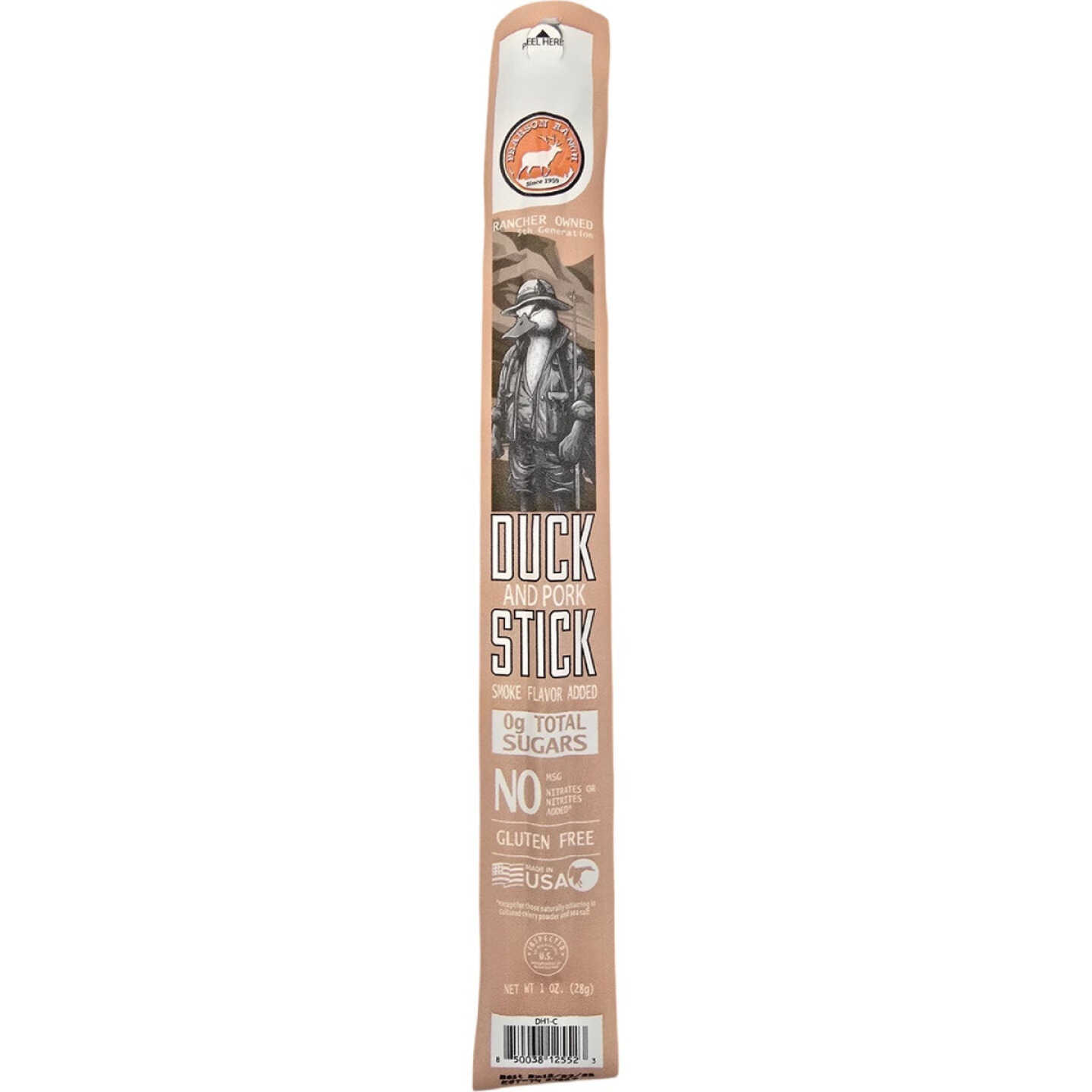 Pearson Ranch Jerky 1 Oz. Duck Hickory Snack Stick Image 1