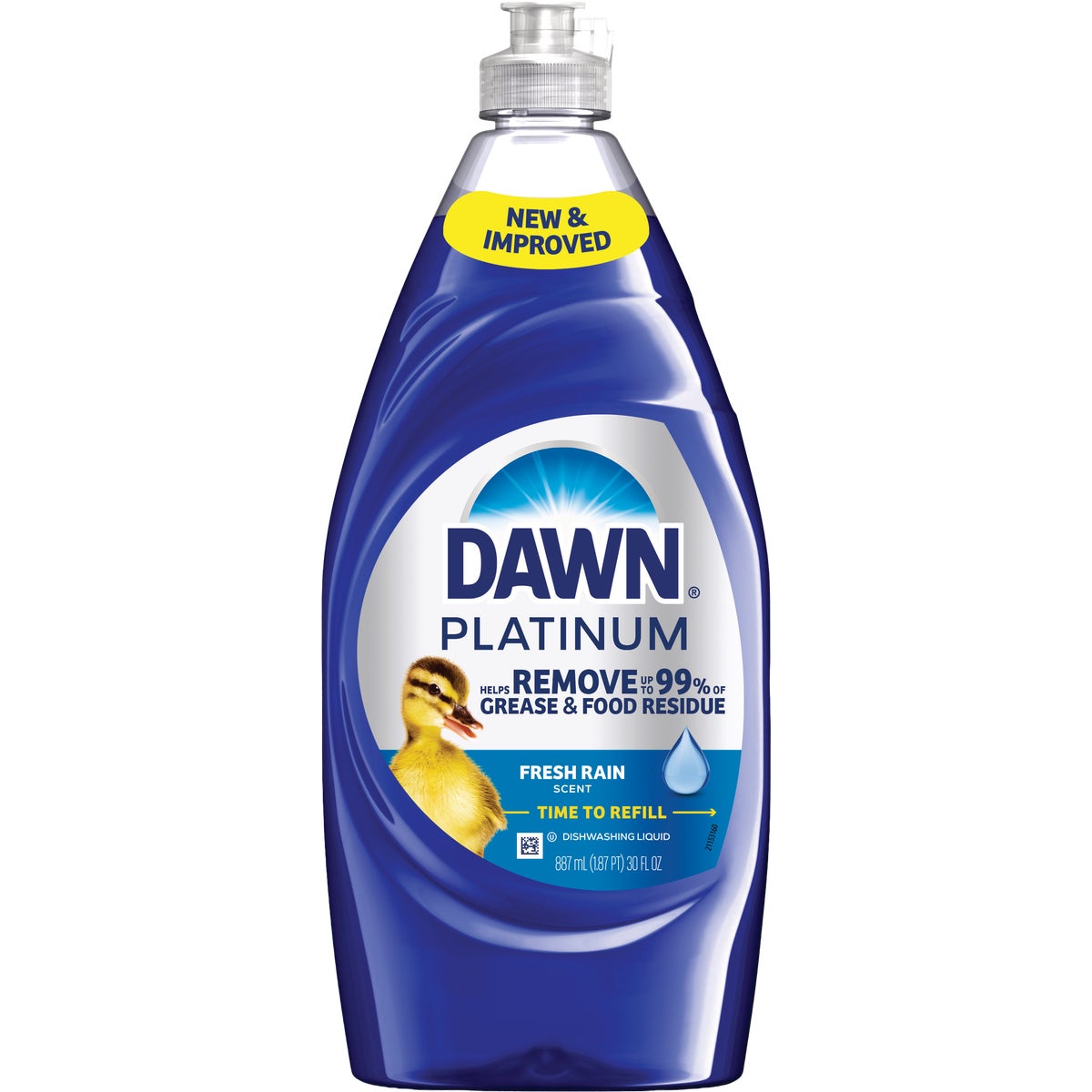 Dawn Platinum 30 Oz. Fresh Rain Dishwashing Soap