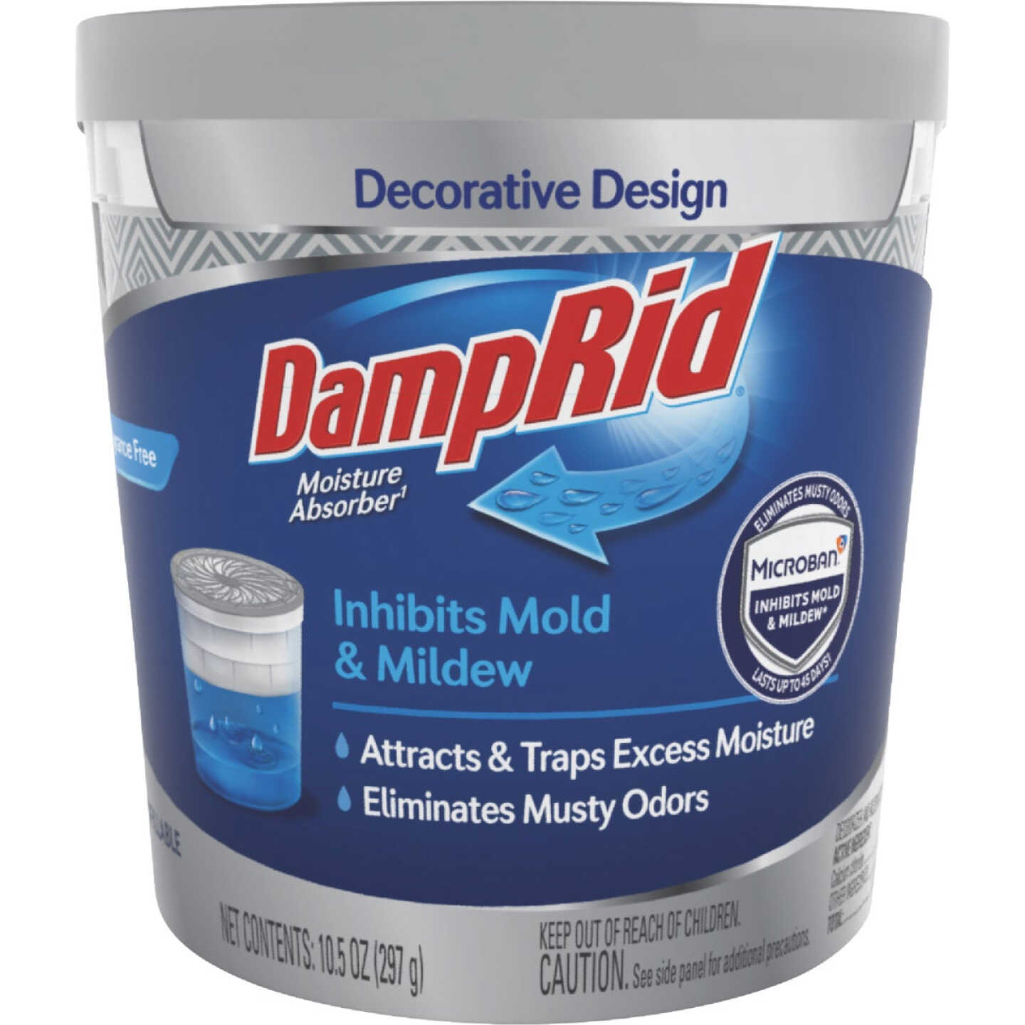 DampRid 10.5 Oz. Fragrance Free Moisture Absorber with Microban Image 1