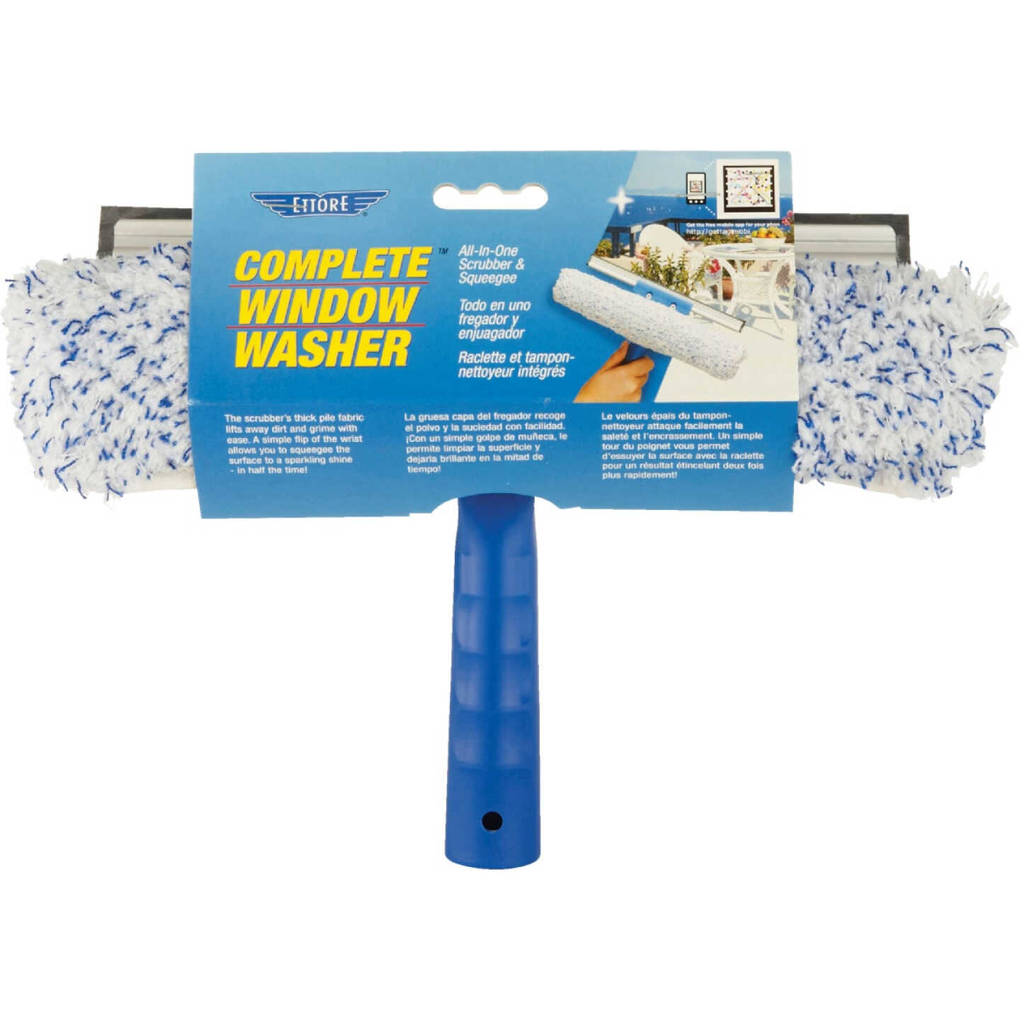 Ettore 10 In. Rubber Squeegee Image 2