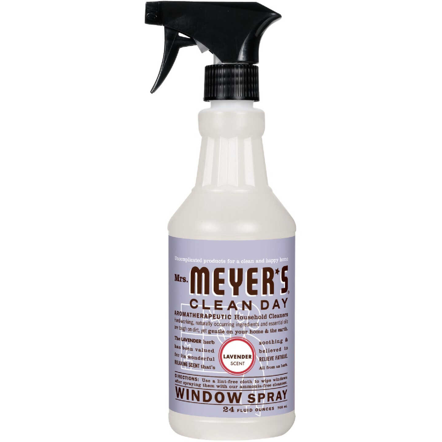 Mrs. Meyer's Clean Day 24 Oz. Lavender Window Cleaner Image 1