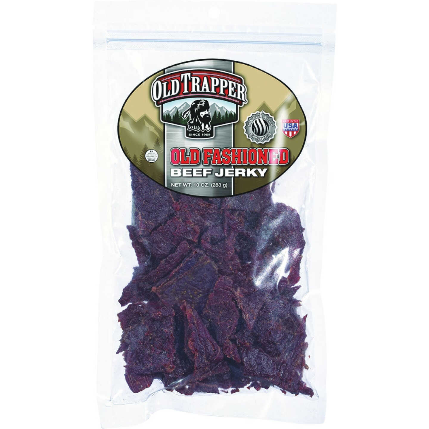 Old Trapper 10 Oz. Old Fashioned Beef Jerky Image 1
