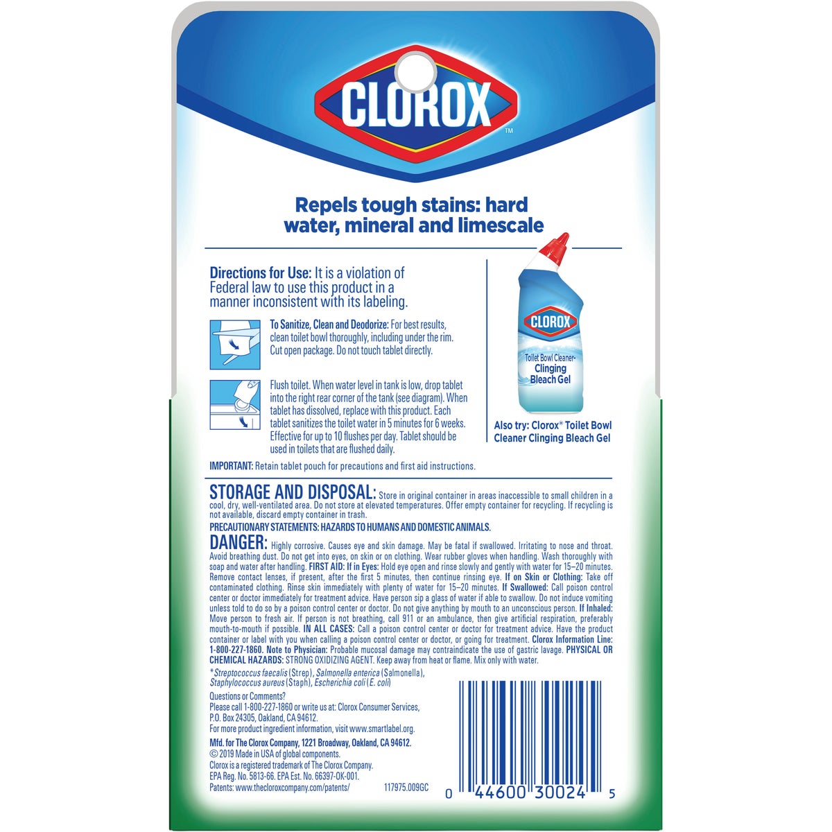 Clorox 3.5 Oz. Automatic Toilet Bowl Cleaner (2-Pack) Image 2