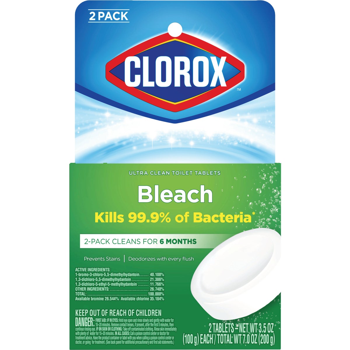 Clorox 3.5 Oz. Automatic Toilet Bowl Cleaner (2-Pack)
