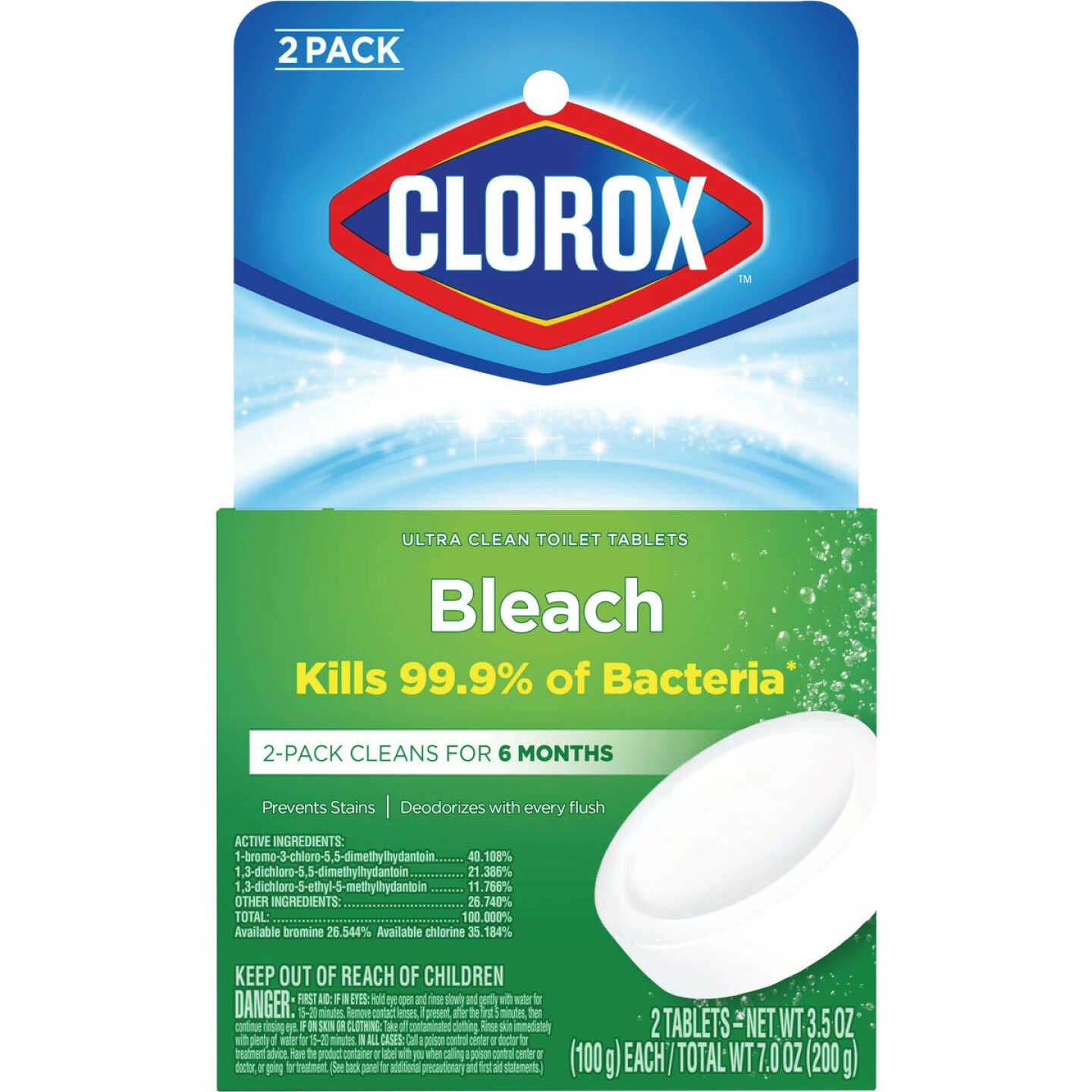 Clorox 3.5 Oz. Automatic Toilet Bowl Cleaner (2-Pack) Image 1