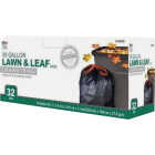 Berry 39 Gal. Black Lawn & Leaf Drawstring Trash Bags (32-Count) Image 1