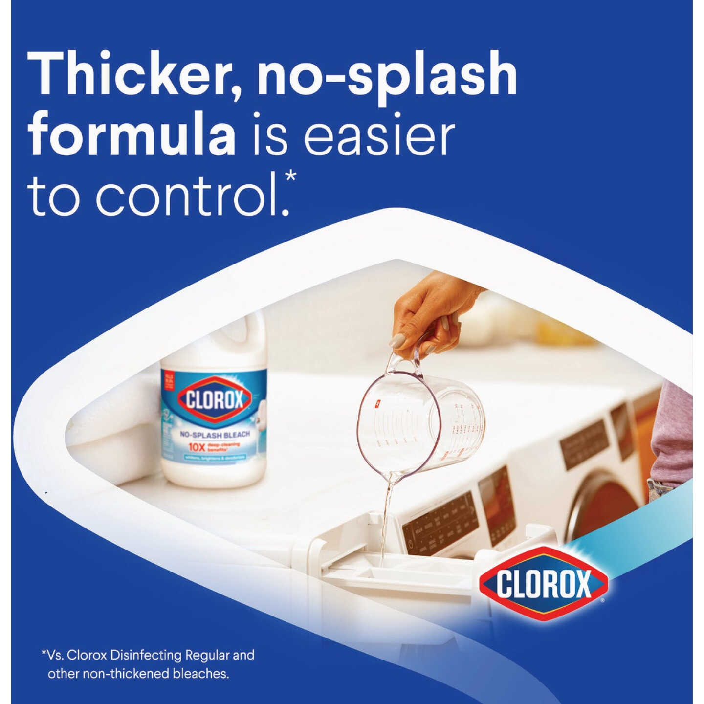 Clorox 40 Oz. No-Splash Formula Concentrated Liquid Bleach Image 2