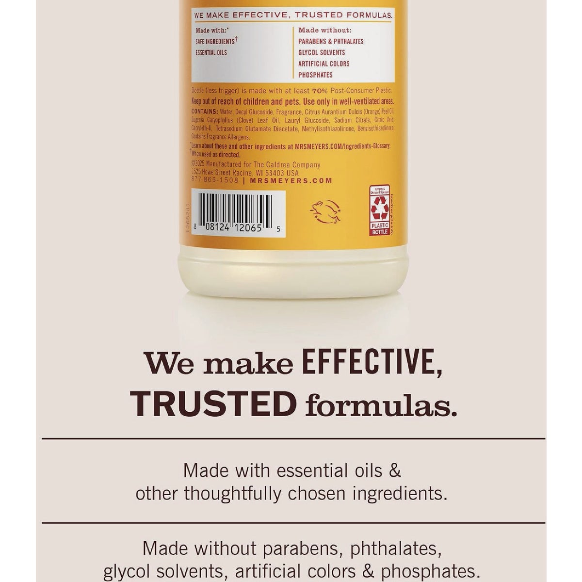 Mrs. Meyer's 16 Oz. Clementine Multi-Surface Everyday Cleaner Image 4