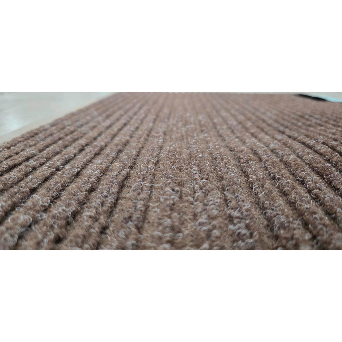 FanMats 18 In. x 28 In. Dual Rib Indoor/Outdoor Floor Mat, Chocolate Brown Image 3
