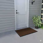 FanMats 18 In. x 28 In. Dual Rib Indoor/Outdoor Floor Mat, Chocolate Brown Image 2