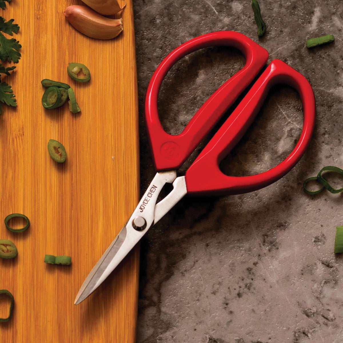 Joyce Chen Original Unlimited 6 In. Kitchen Scissors with Red Handles Image 2