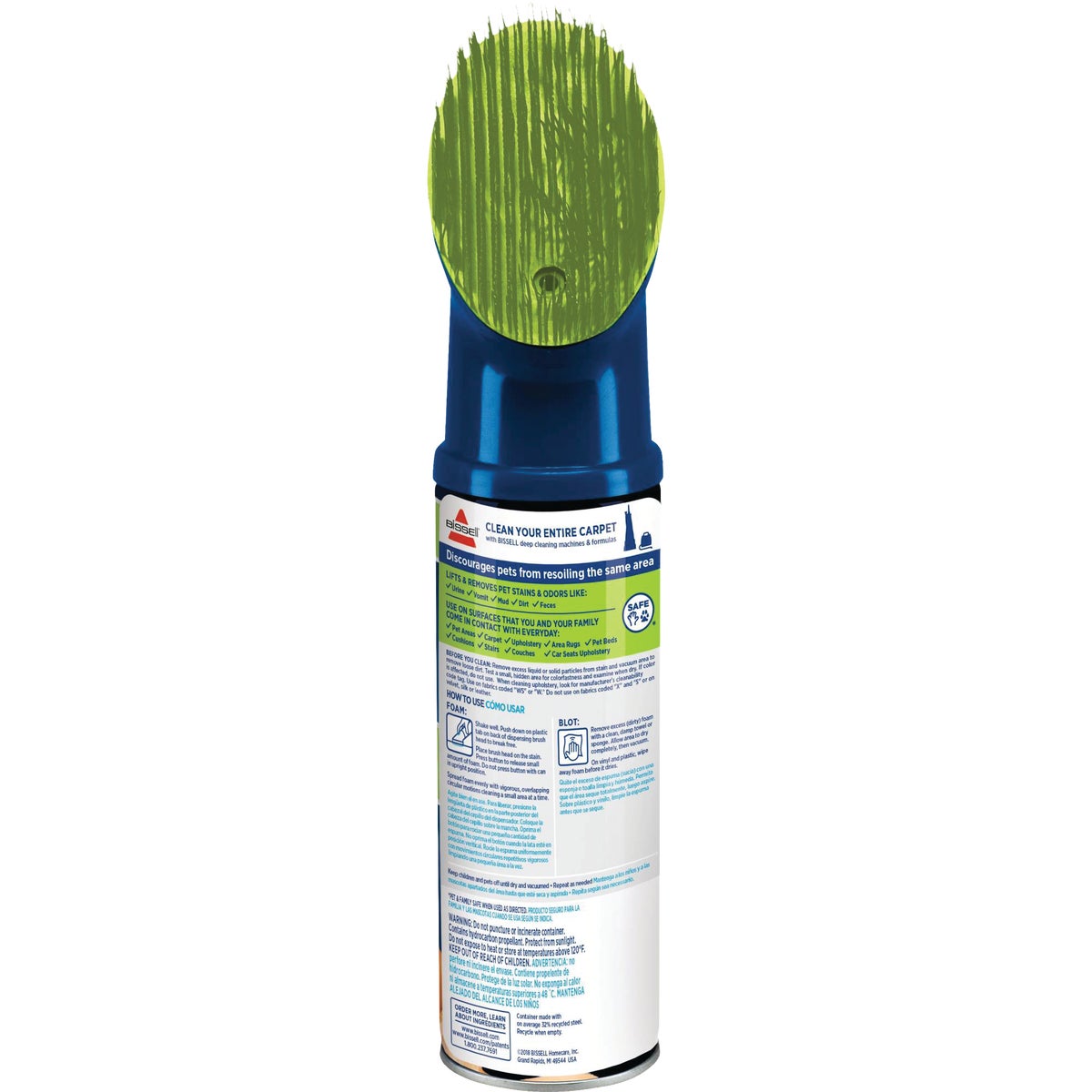 Bissell 12 Oz. Pet Carpet & Upholstery Cleaner Foam Image 2