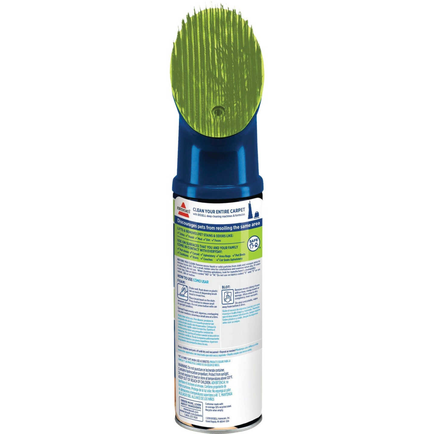 Bissell 12 Oz. Pet Carpet & Upholstery Cleaner Foam Image 2