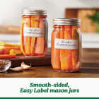 Ball 1 Pt. Easy-Label Regular Mouth Smooth-Sided Mason Jar (12-Count) Image 2