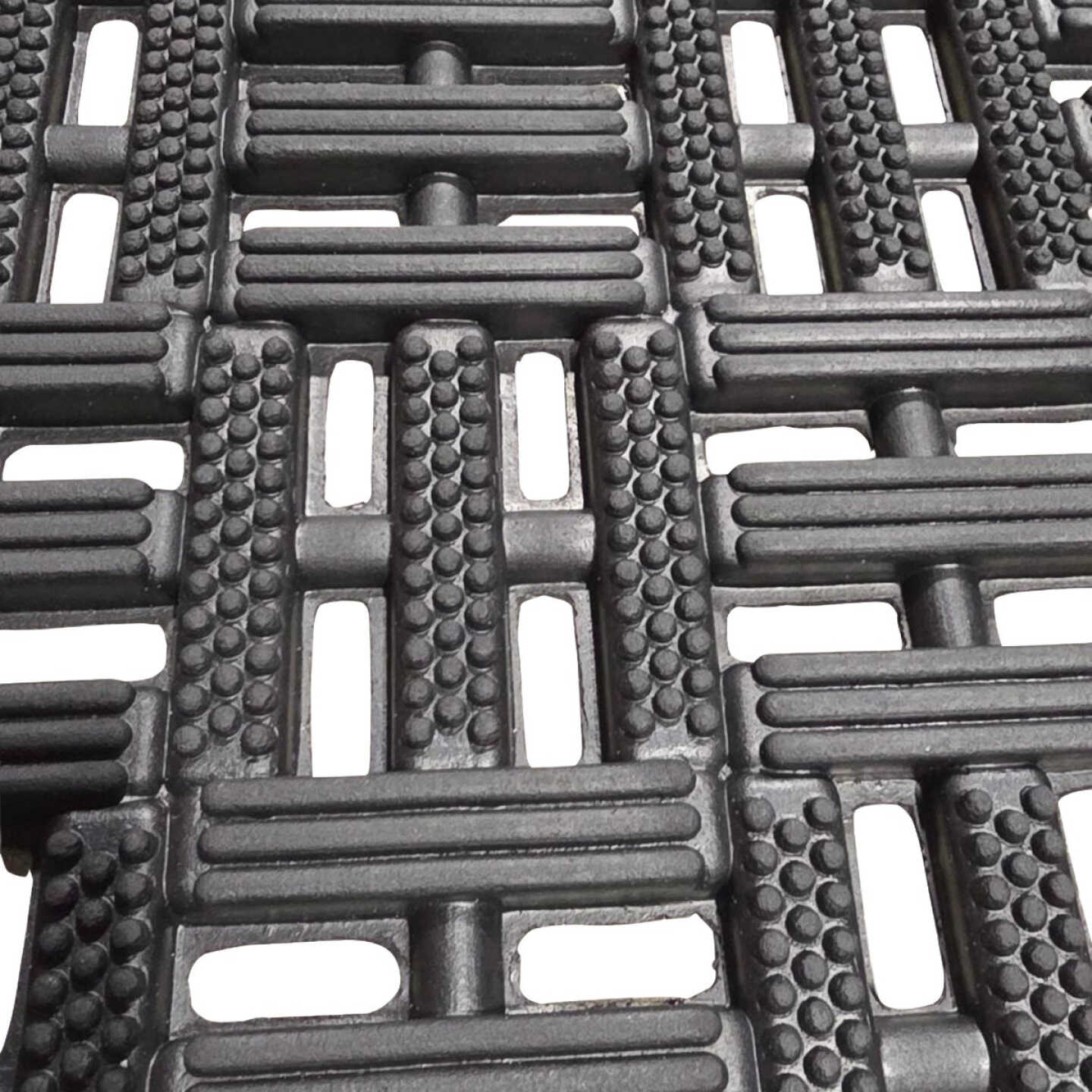 18 In. x 30 In. Black Rubber Boot Scraper Mat Image 5