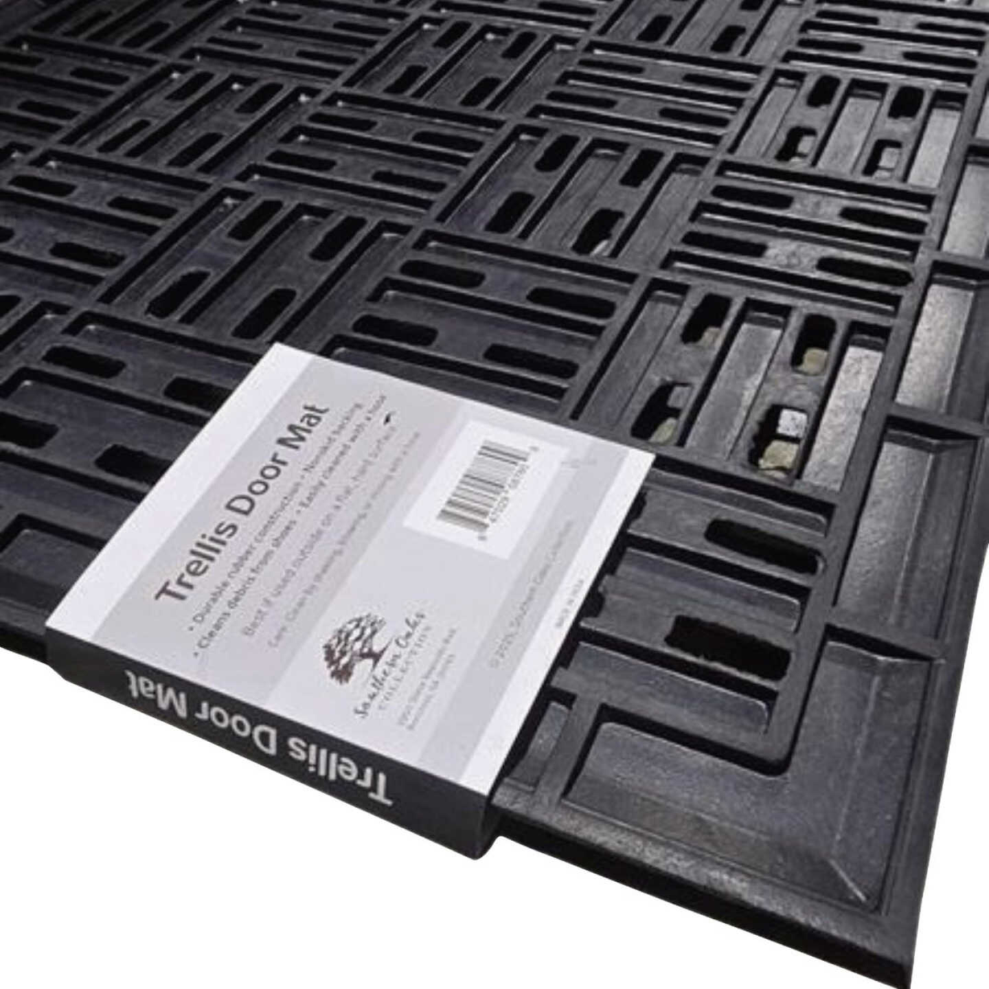 18 In. x 30 In. Black Rubber Boot Scraper Mat Image 3