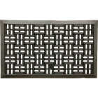 18 In. x 30 In. Black Rubber Boot Scraper Mat Image 1