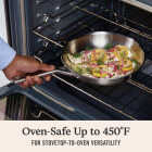 Calphalon 10 In Stainless Steel Fry Pan, Silver Image 5
