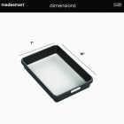 MadeSmart Classic 10 In. x 7 In. Storage Bin, Carbon Image 4