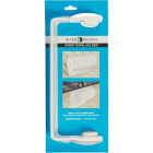 iDesign Clarity Wall Mount White Plastic Paper Towel Holder Image 2