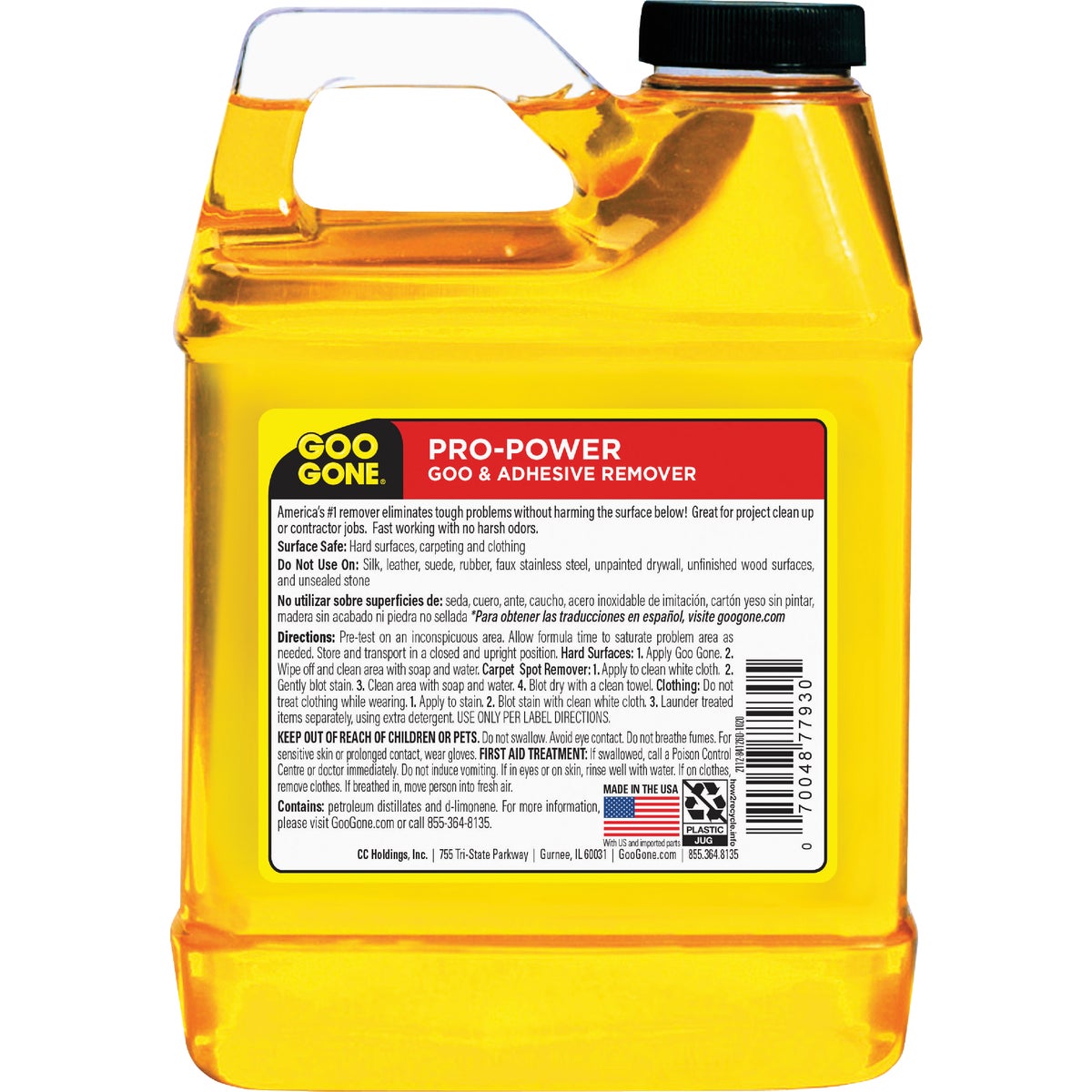 Goo Gone 1 Qt. Professional Strength Citrus Power All Purpose Cleaner  Image 2