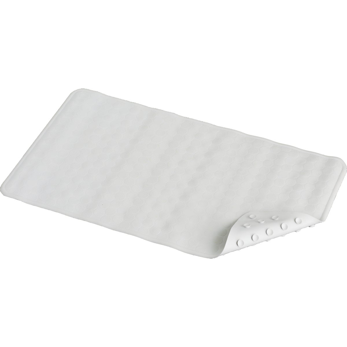 ConTact 14 In. x 24 In. White Circles Bath Mat Image 4