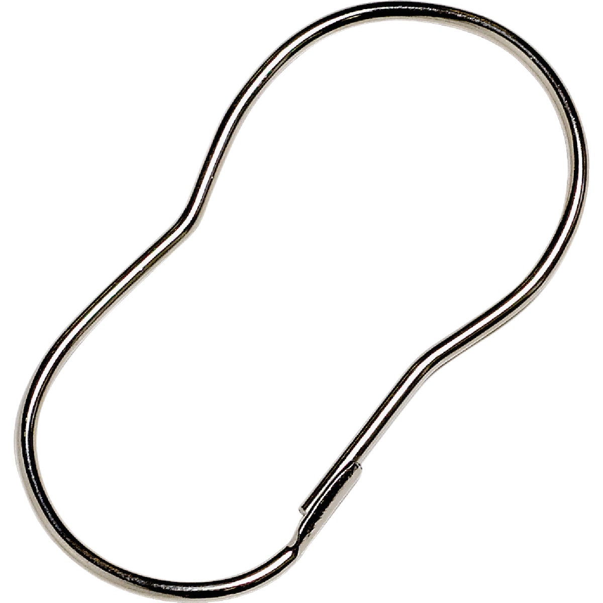 Zenith Zenna Home Chrome Plain Shower Curtain Hook (12 Count)