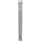 Kenney 21 In. To 38 In. 5/16 In. White Swivel Cafe Rod Image 2