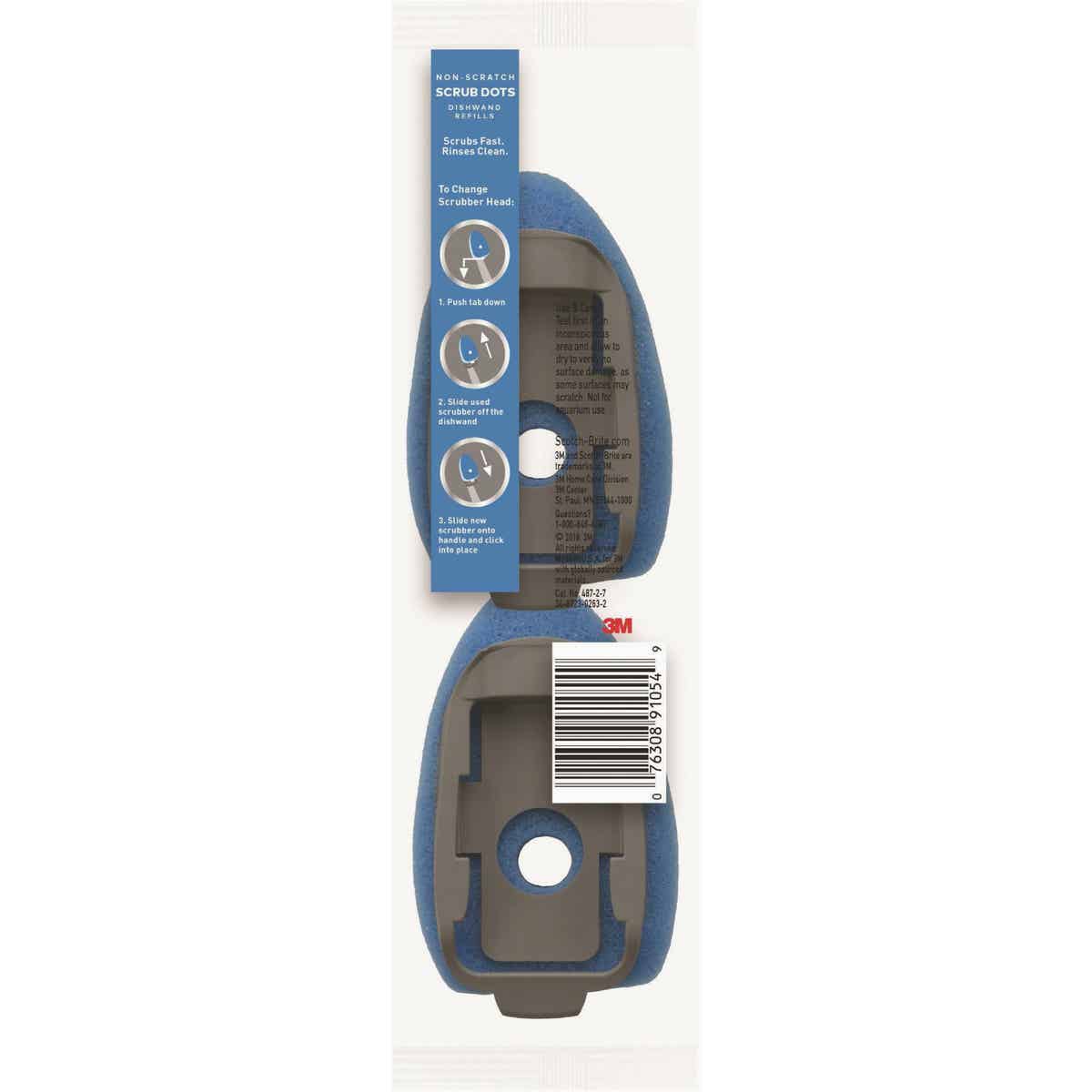 Scotch-Brite Scrub Dots Non-Scratch Dishwand Refills Image 2