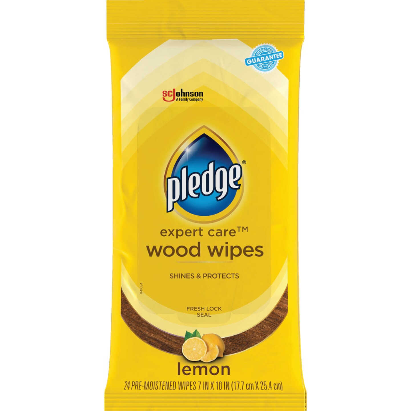 Pledge Expert Care Lemon Furniture Polish Wipes (24-Count) Image 1