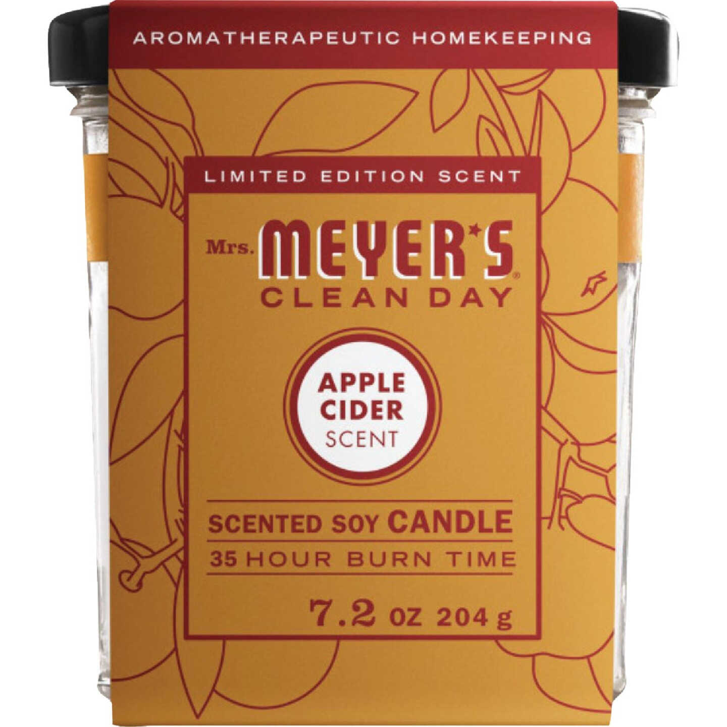 Mrs. Meyer's Clean Day 7.2 Oz. Apple Cider Large Soy Candle Image 6