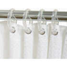 Zenith Zenna Home Clear Plastic Shower Curtain Ring (12 Count) Image 2