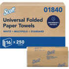 Scott 1-Ply White Folded Hand Towels (16-Pack, 250-Count) Image 1