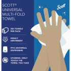 Scott 1-Ply White Folded Hand Towels (16-Pack, 250-Count) Image 3