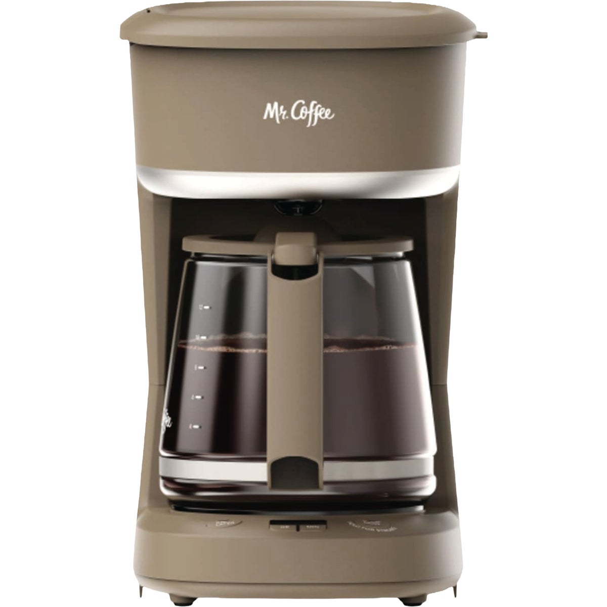 Mr. Coffee 12 Cup Programmable Coffee Maker with Strong Brew Mode, Chai Cream