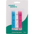 Smart Savers 5 Ft. SAE Cloth Measuring Tape (3-Piece) Image 1