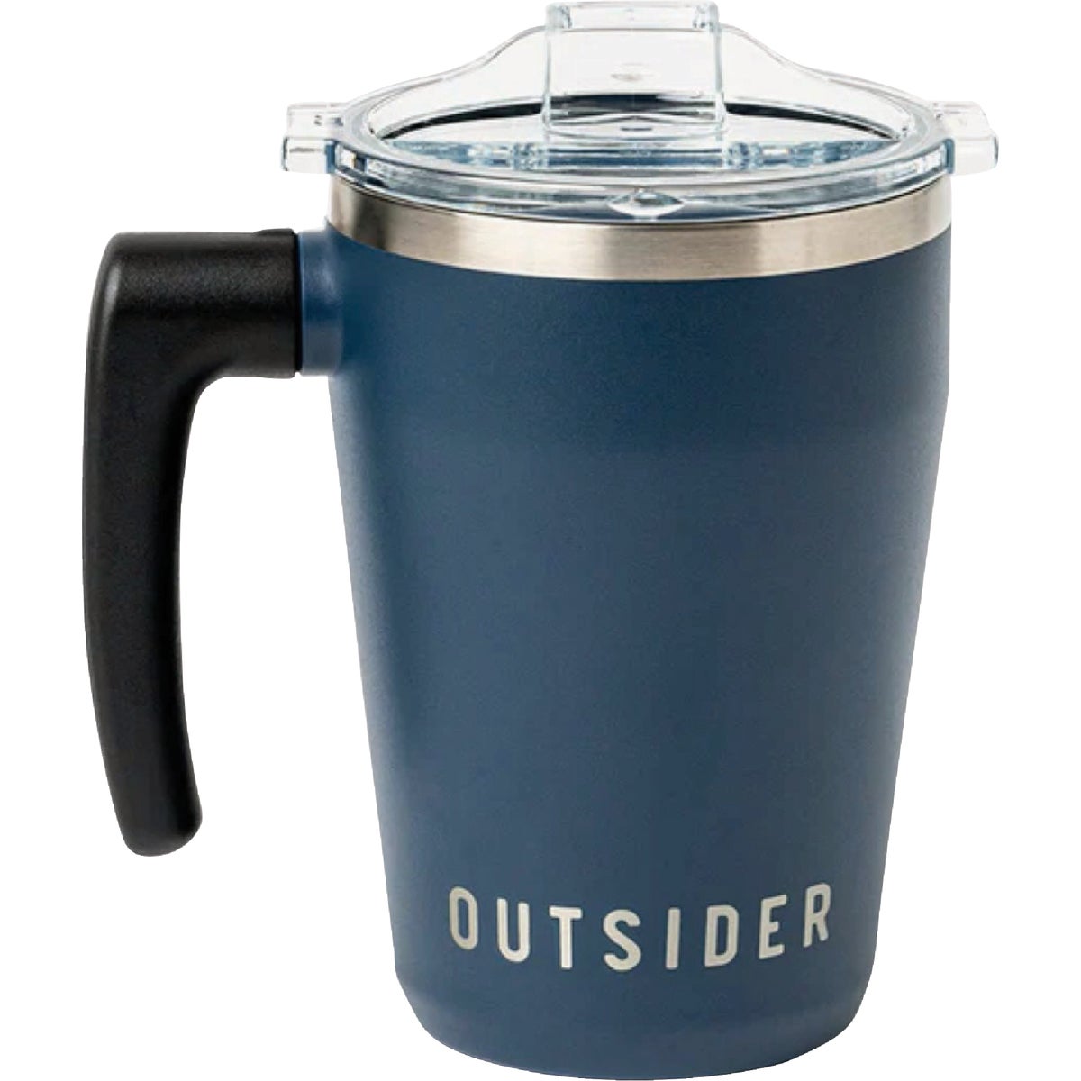 Outsider Coffee Mug with Swivel Handle, Navy