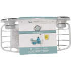 Zenna Home Rustproof Satin Chrome Power Grip Pro Adhesive/Suction Storage Basket Image 3