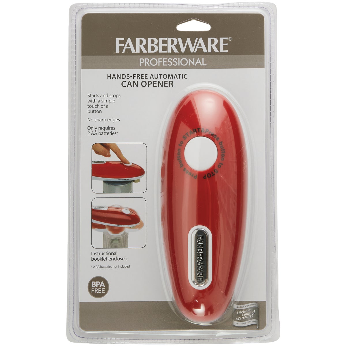 Kitchen Extras Black Electric Can Opener With 2AA Batteries Image 5