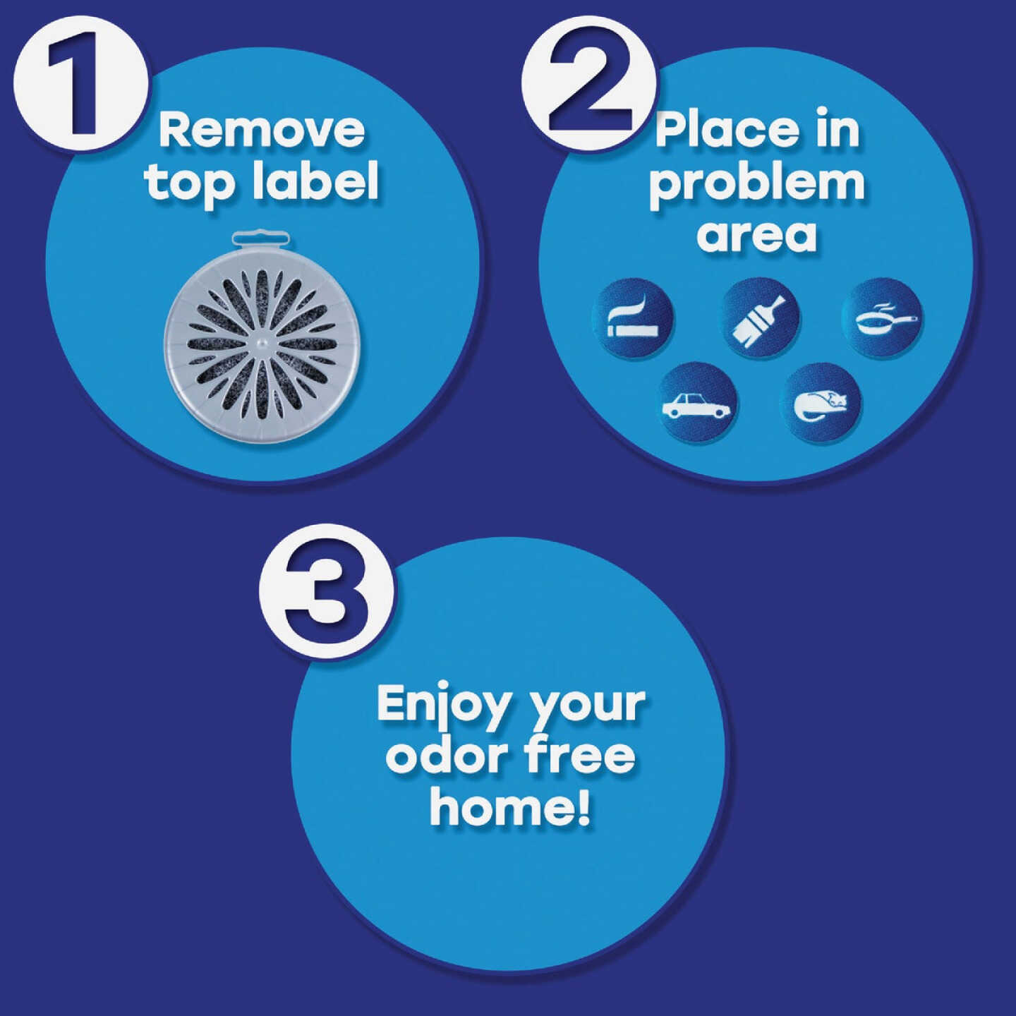 Odor Genie 8 Oz. Wild Berry Solid Air Freshener Image 3