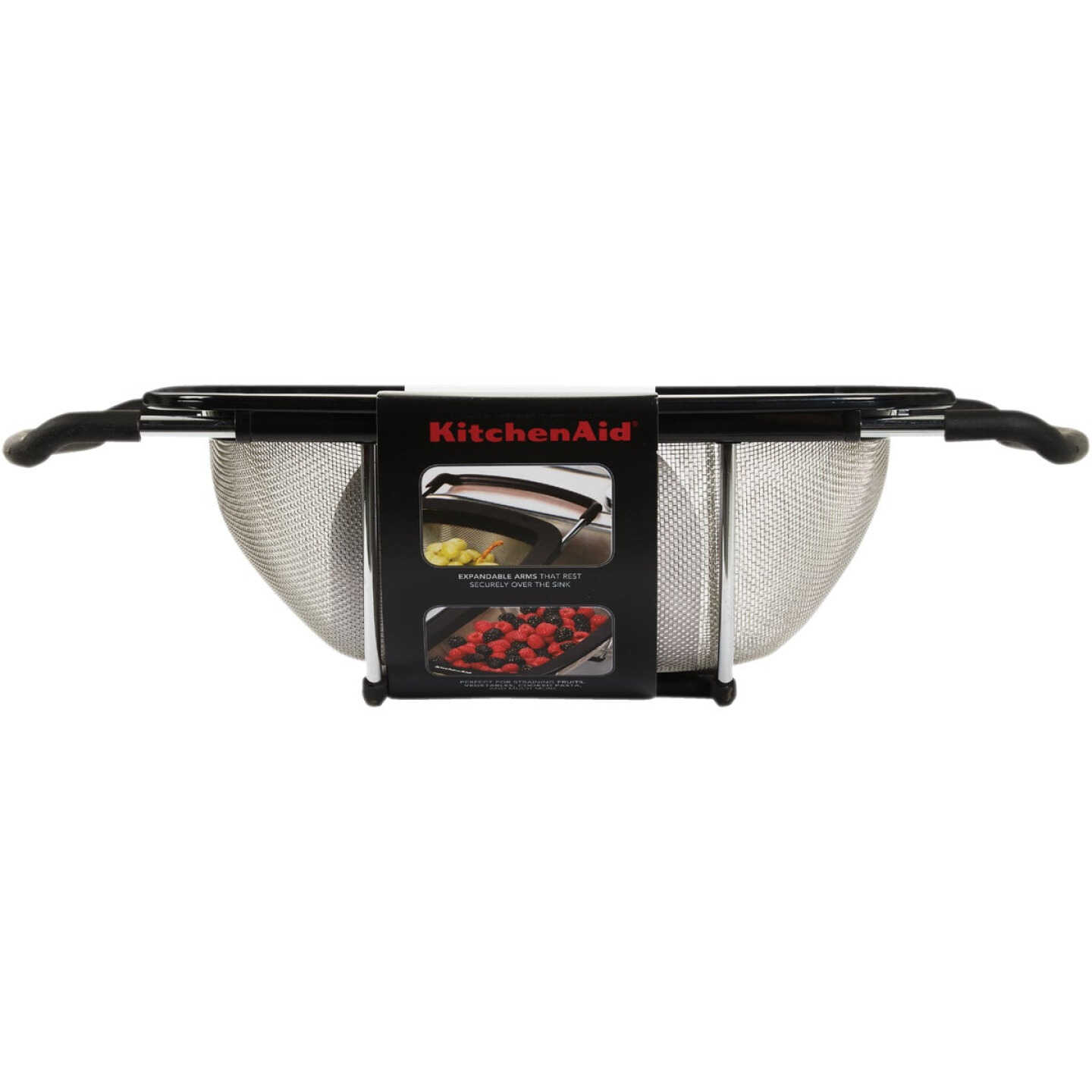 KitchenAid Black Expandable Colander Image 2