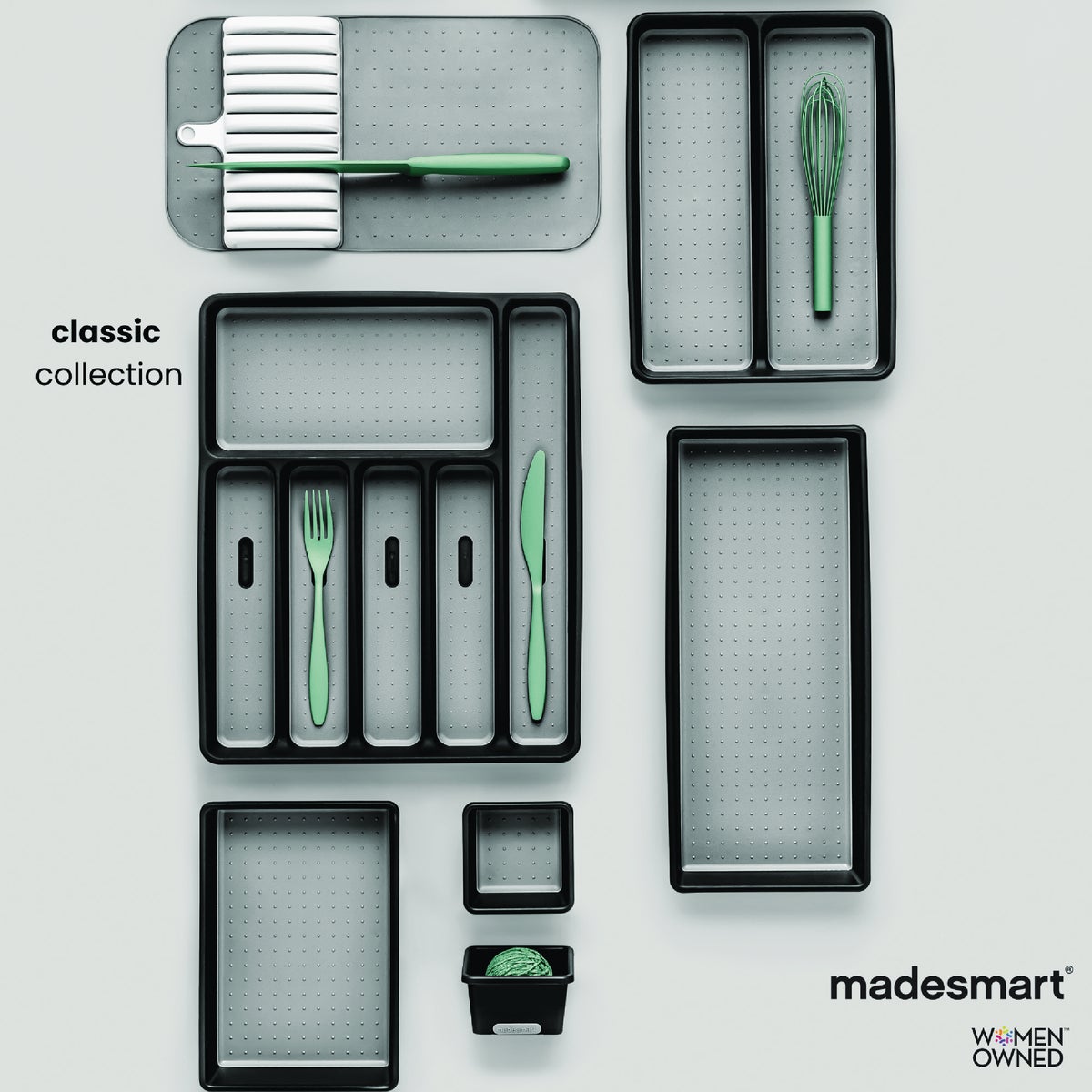 MadeSmart Classic 16 In. x 8 In. Storage Bin, Carbon Image 2